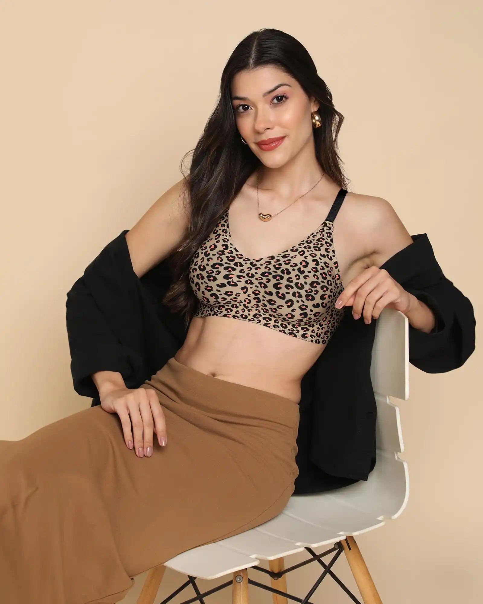 Tweens Bonded Printed lightweight Full-Coverage Padded Cotton Bra- (PACK OF 3)