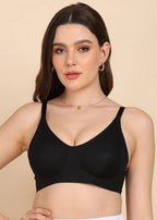 Bonded Designer Fabric Light Weight Padded Seamless Bra