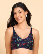 Bonded Printed Full-Coverage Padded Bra