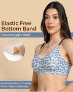Bonded Printed Full-Coverage Padded Bra