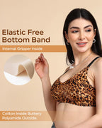 Tweens Bonded Printed lightweight Full-Coverage Padded Cotton Bra- (PACK OF 3)