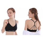 Women Sports Underwear Set Strings Backless Bra & High Waist Panties ( Set of 2 )