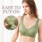 Pack Of 3-Front button Buckle Sleep Bra for women