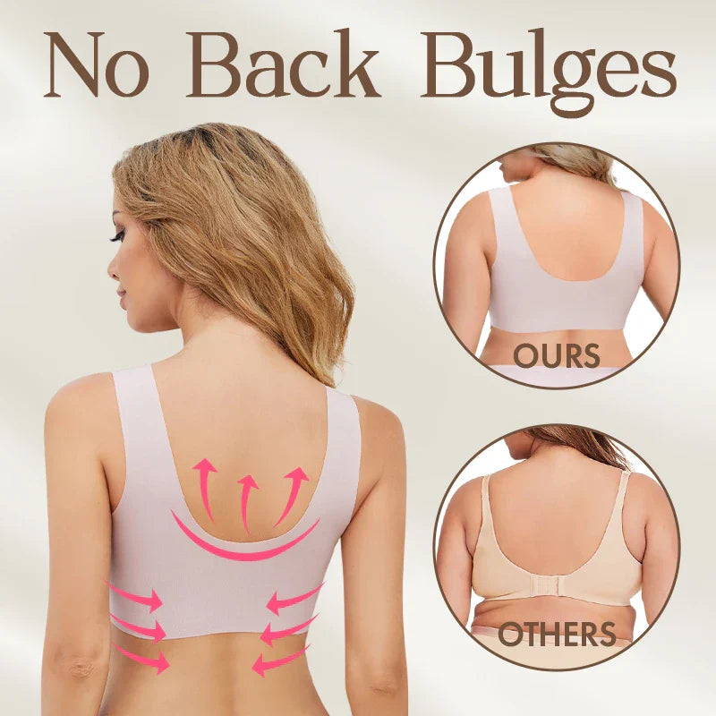 Chic Bra unique lift-up wireless support stretchable seamless soft and light - For Women And Girl