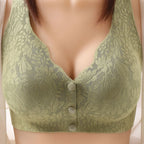 Pack Of 3-Front button Buckle Sleep Bra for women
