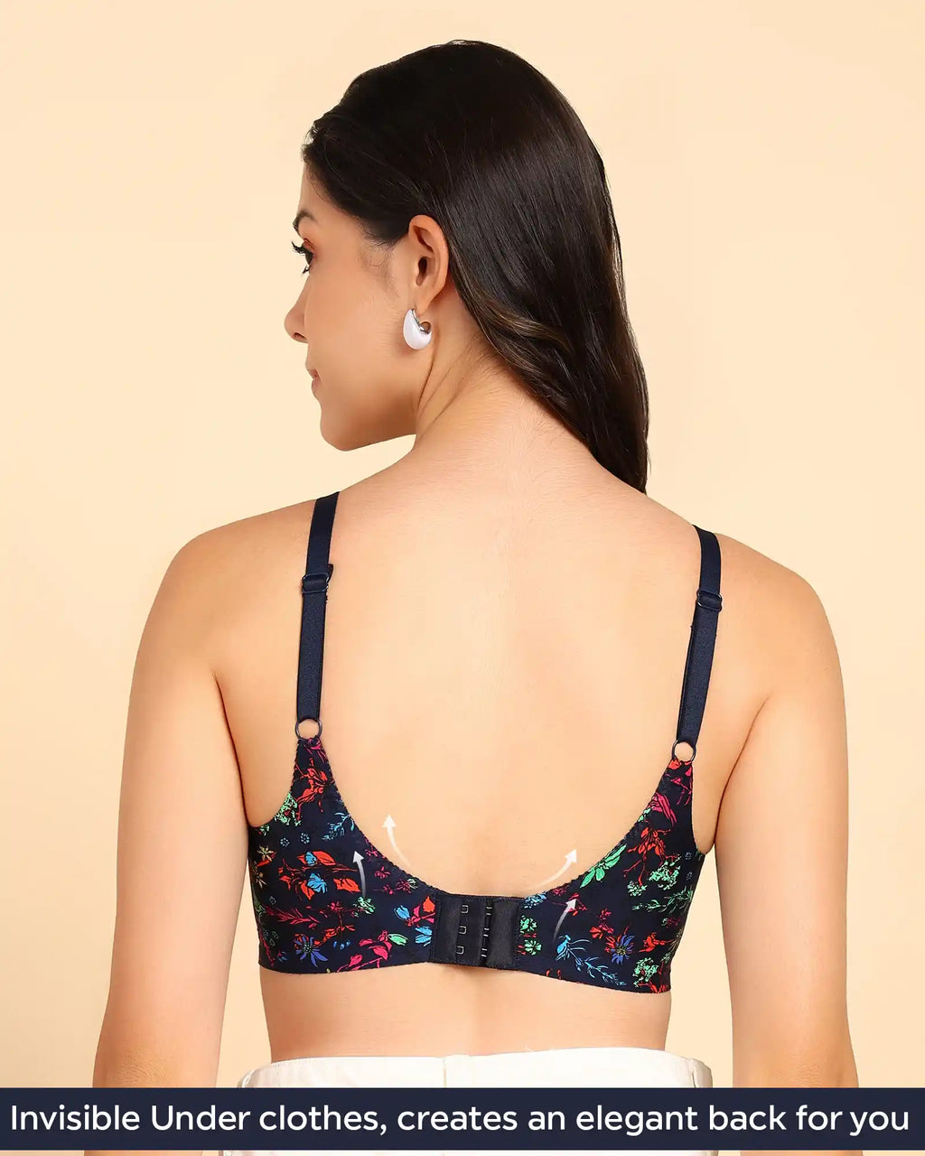 Bonded Printed Full-Coverage Padded Bra