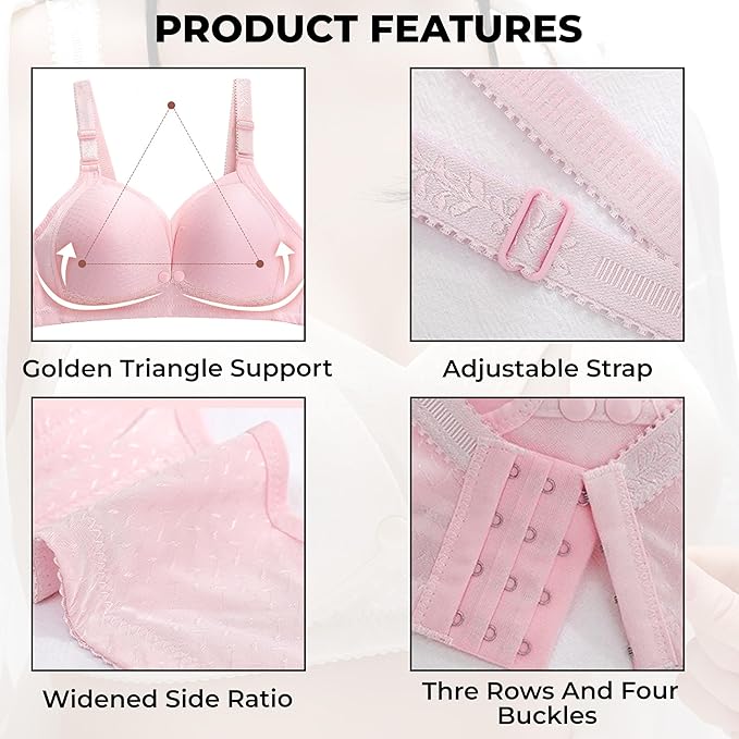 Nursing Bra for Maternity Breast feeding (Pack of 3)