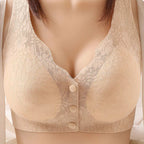 Pack Of 3-Front button Buckle Sleep Bra for women