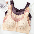 Pack Of 4 Comfortable & Convenient Front Button Bra