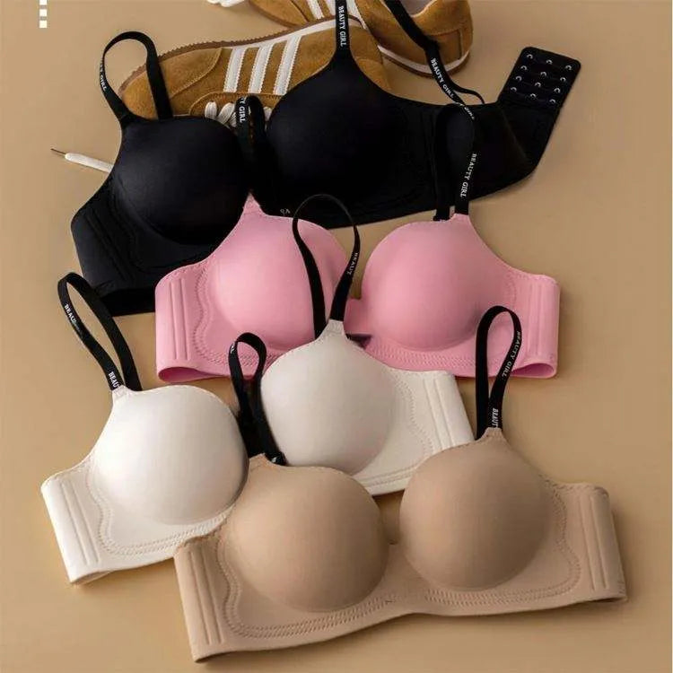 Seamless Non-Wire Push Up comfortable-breathable Bra (4-COLOR SET)