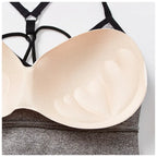 Women Sports Underwear Set Strings Backless Bra & High Waist Panties ( Set of 2 )