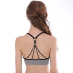 Women Sports Underwear Set Strings Backless Bra & High Waist Panties ( Set of 2 )