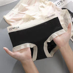 Ice Silk Ultra-Thin Breathable Seamless Womens Panties Multicolor (Pack of 4)
