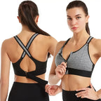🔥Pack Of-3 Fitness Cross Padded Sport Bra 💖