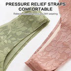 Pack Of 3-Front button Buckle Sleep Bra for women