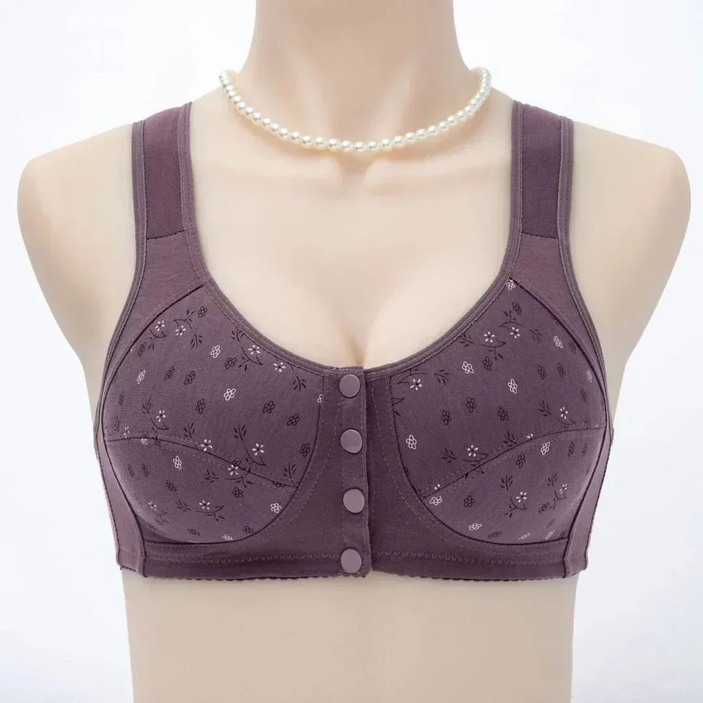 Pack Of 4 Comfortable & Convenient Front Button Bra