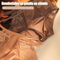 🌷(4 PCS) Sexy Seamless Double Strap Lace Silk Care Panties
