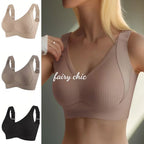 Plus Size / Big Breast Comfortable & lightweight Anti Sagging Seamless Bra (4-COLOR SET)